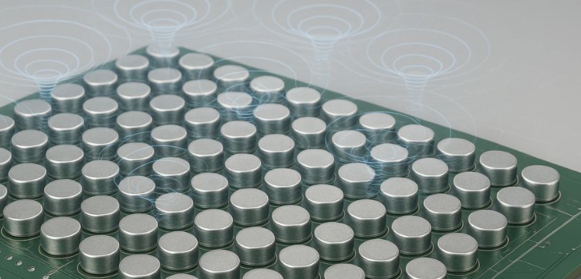 Grille de transducteurs ultrasoniques pour l