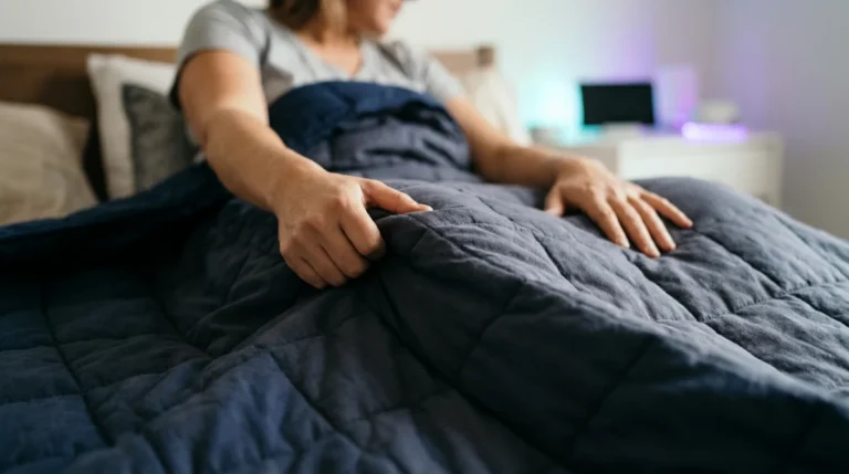 Couverture lestée : bienfaits, poids idéal et guide d’achat
